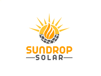 Sundrop Solar logo design by aryamaity
