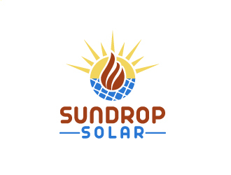 Sundrop Solar logo design by aryamaity