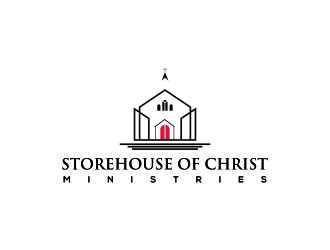 Storehouse of Christ Ministries logo design by menanagan