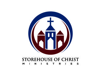 Storehouse of Christ Ministries logo design by menanagan