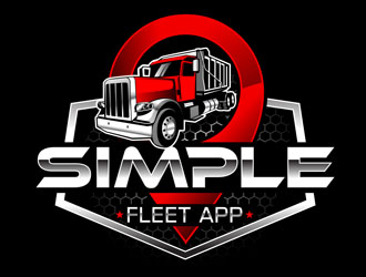 Simple Fleet App logo design by DreamLogoDesign