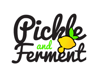Pickle and Ferment logo design by aryamaity