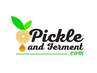 Pickle and Ferment logo design by aryamaity