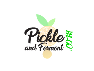 Pickle and Ferment logo design by aryamaity