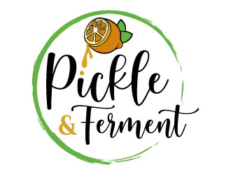 Pickle and Ferment logo design by MonkDesign