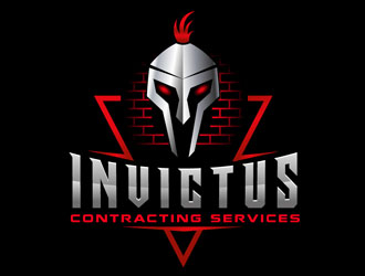 Invictus Contracting Services logo design by DreamLogoDesign