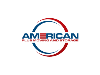 American Plus Moving and Storage  logo design by muda_belia