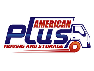 American Plus Moving and Storage  logo design by DreamLogoDesign