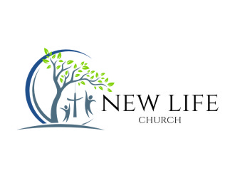 New Life Church logo design by jetzu