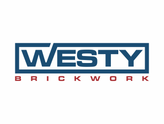 Westy brickwork logo design by ora_creative