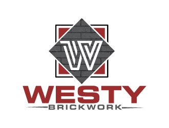 Westy brickwork logo design by AamirKhan