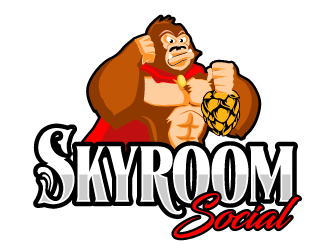 Skyroom Social  logo design by AamirKhan