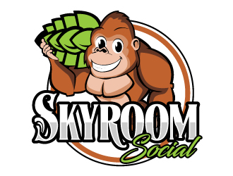 Skyroom Social  logo design by AamirKhan