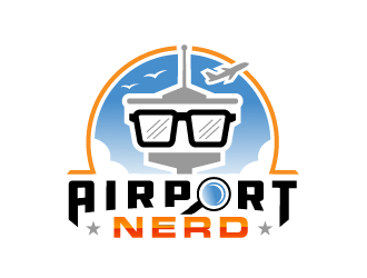 AirportNerd logo design by SOLARFLARE