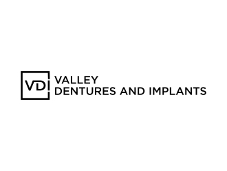 Valley Dentures and Implants logo design by javaz