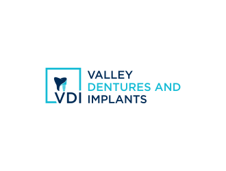 Valley Dentures and Implants logo design by GassPoll