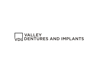 Valley Dentures and Implants logo design by johana