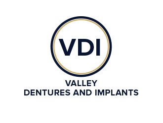 Valley Dentures and Implants logo design by BeDesign