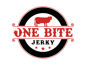 1 bite   logo design by MUSANG