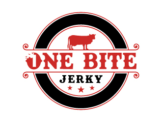 1 bite   logo design by MUSANG