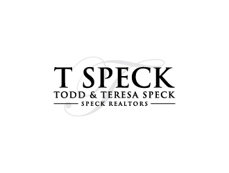 T Speck - Todd & Teresa Speck - Speck Realtors logo design by Creativeminds