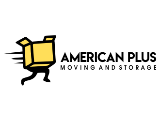 American Plus Moving and Storage  logo design by JessicaLopes