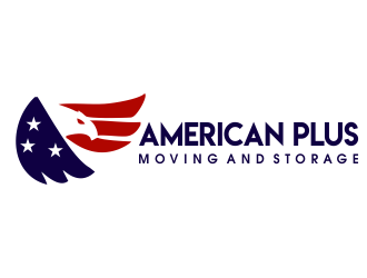 American Plus Moving and Storage  logo design by JessicaLopes