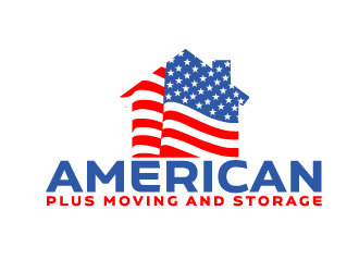 American Plus Moving and Storage  logo design by AamirKhan