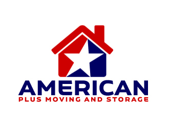 American Plus Moving and Storage  logo design by AamirKhan