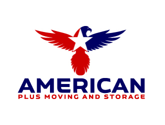 American Plus Moving and Storage  logo design by AamirKhan