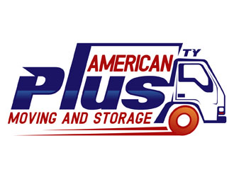 American Plus Moving and Storage  logo design by DreamLogoDesign