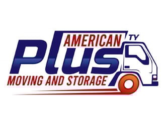 American Plus Moving and Storage  logo design by DreamLogoDesign