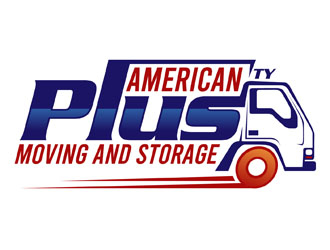 American Plus Moving and Storage  logo design by DreamLogoDesign