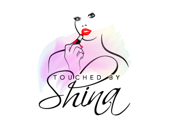 Touched By Shina logo design by MUSANG