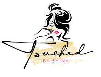 Touched By Shina logo design by REDCROW