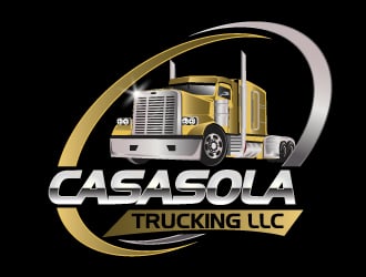 Casasola Trucking LLC logo design - 48hourslogo.com