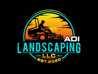 ADI Landscaping LLC logo design by LucidSketch