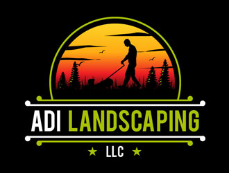 ADI Landscaping LLC logo design by LogoInvent