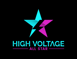 High Voltage All Star logo design by lexipej