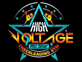 High Voltage All Star logo design by Suvendu