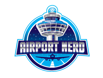 AirportNerd logo design by Sandip