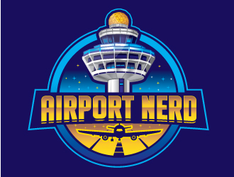 AirportNerd logo design by Sandip