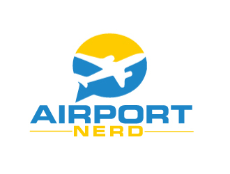 AirportNerd logo design by AamirKhan