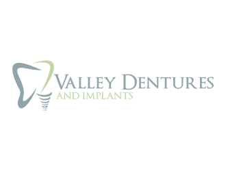 Valley Dentures and Implants logo design by Greenlight