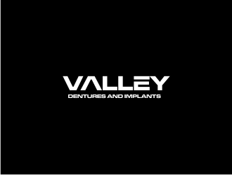 Valley Dentures and Implants logo design by Lafayate