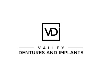 Valley Dentures and Implants logo design by oke2angconcept