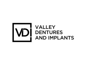 Valley Dentures and Implants logo design by oke2angconcept