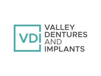 Valley Dentures and Implants logo design by lexipej