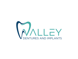 Valley Dentures and Implants logo design by Msinur
