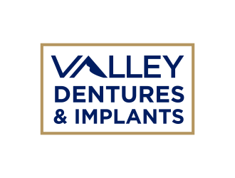 Valley Dentures and Implants logo design by Gopil